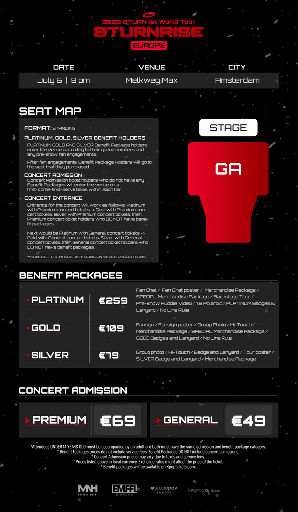 8TURN - AMSTERDAM - GOLD BENEFIT PACKAGE
