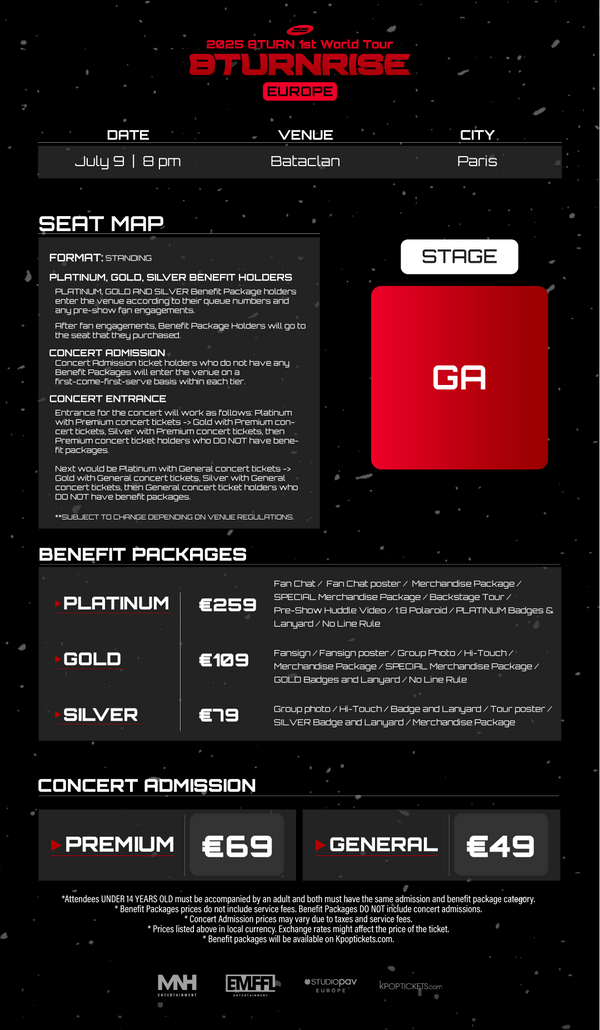 8TURN - PARIS - PLATINUM BENEFIT PACKAGE