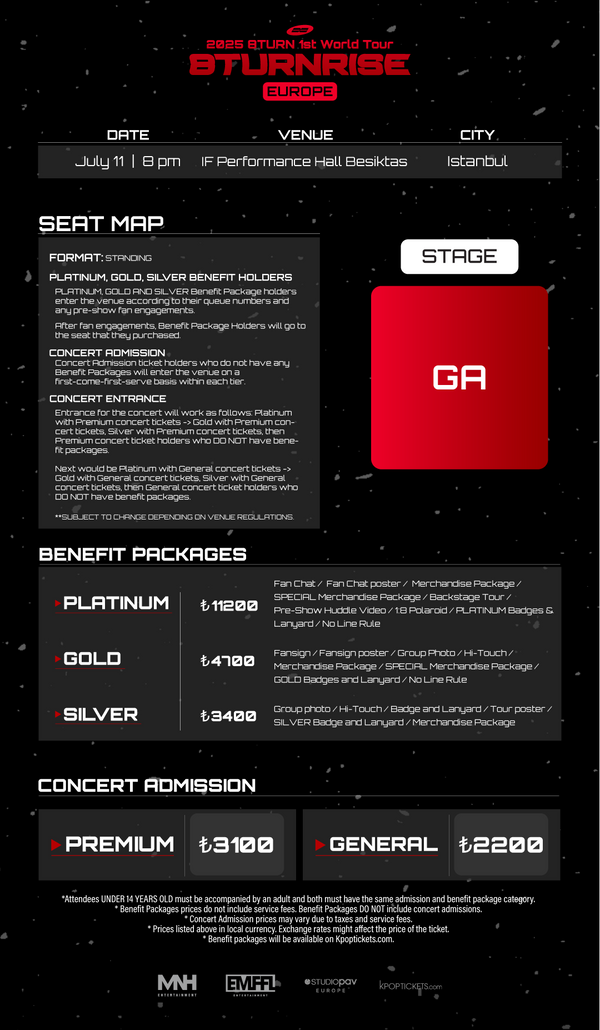 8TURN - ISTANBUL - GOLD BENEFIT PACKAGE