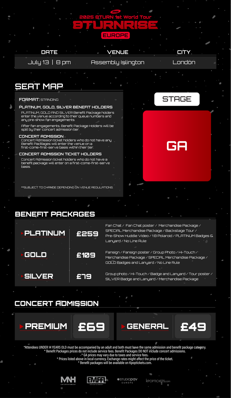 8TURN - LONDON - PLATINUM BENEFIT PACKAGE