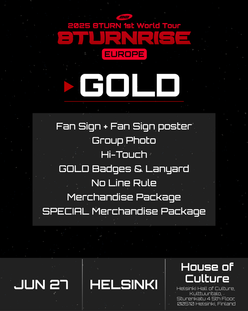 8TURN - HELSINKI - GOLD BENEFIT PACKAGE