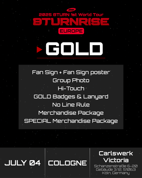 8TURN - COLOGNE - GOLD BENEFIT PACKAGE