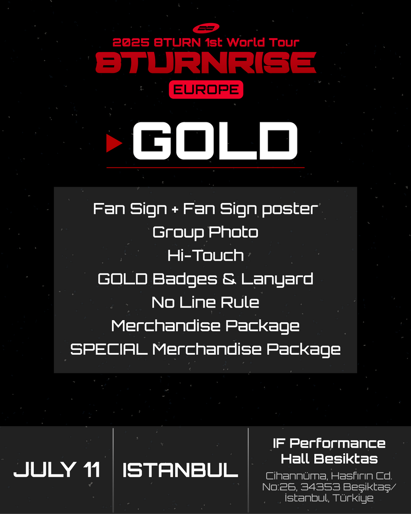 8TURN - ISTANBUL - GOLD BENEFIT PACKAGE