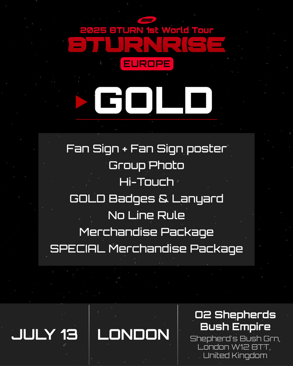8TURN - LONDON - GOLD BENEFIT PACKAGE