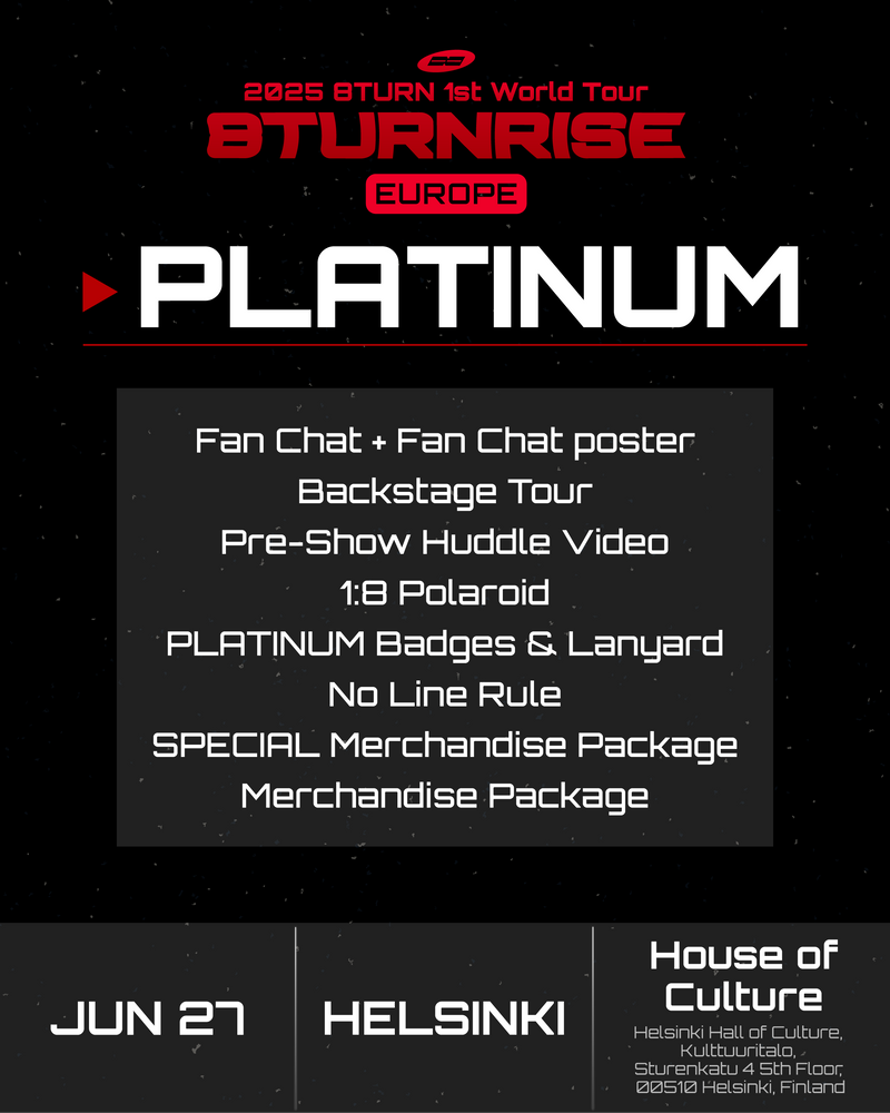8TURN - HELSINKI - PLATINUM BENEFIT PACKAGE
