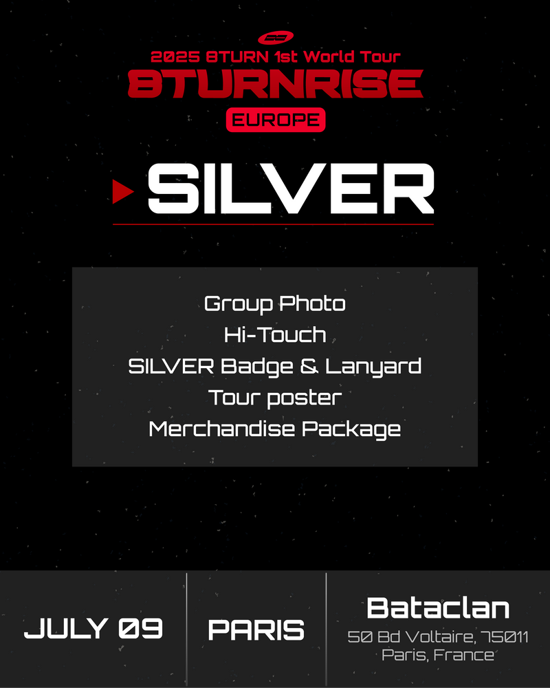 8TURN - PARIS - SILVER BENEFIT PACKAGE