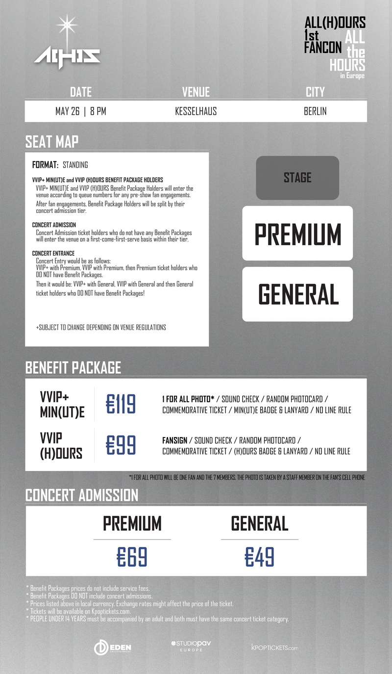 ALL(H)OURS - BERLIN - CONCERT ADMISSION