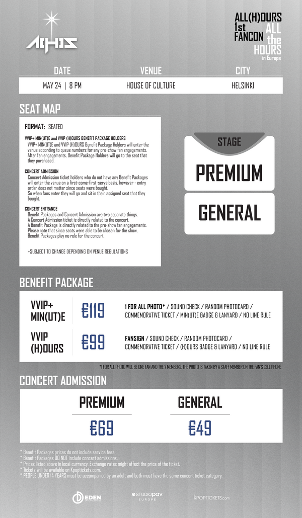 ALL(H)OURS - HELSINKI - VVIP+ MIN(UT)E BENEFIT PACKAGE