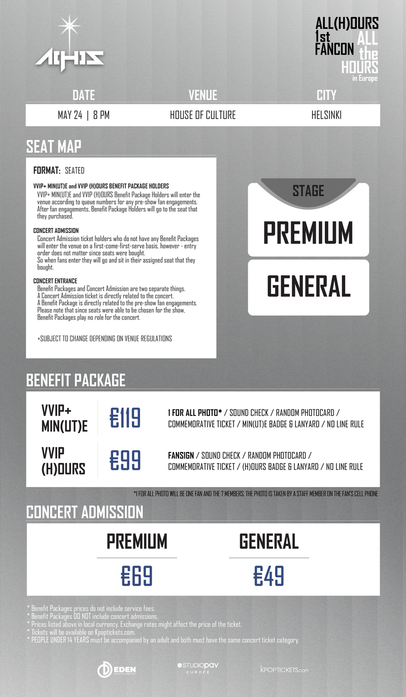 ALL(H)OURS - HELSINKI - VVIP+ MIN(UT)E BENEFIT PACKAGE