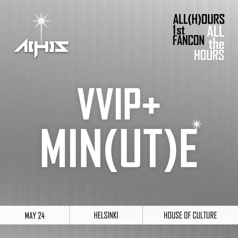 ALL(H)OURS - HELSINKI - VVIP+ MIN(UT)E BENEFIT PACKAGE