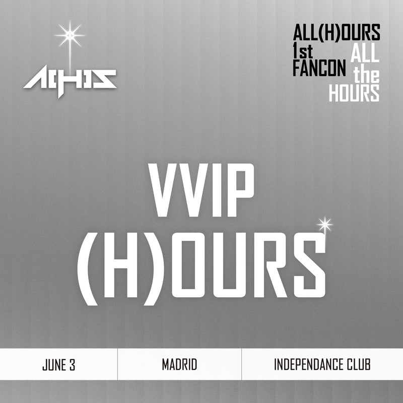 ALL(H)OURS - MADRID - VVIP (H)OURS BENEFIT PACKAGE