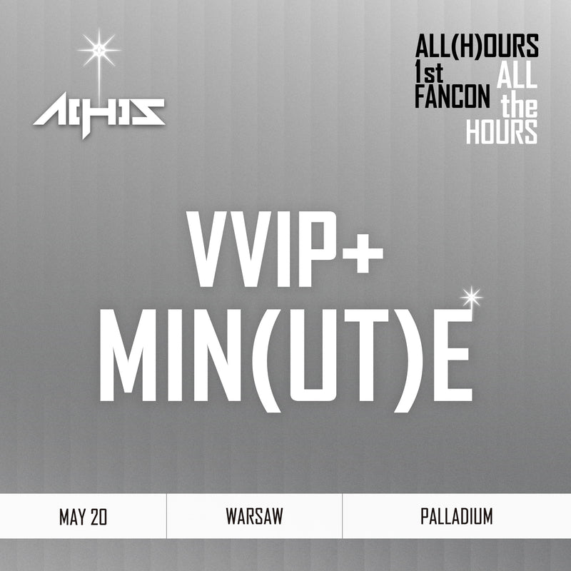 ALL(H)OURS - WARSAW - VVIP+ MIN(UT)E BENEFIT PACKAGE
