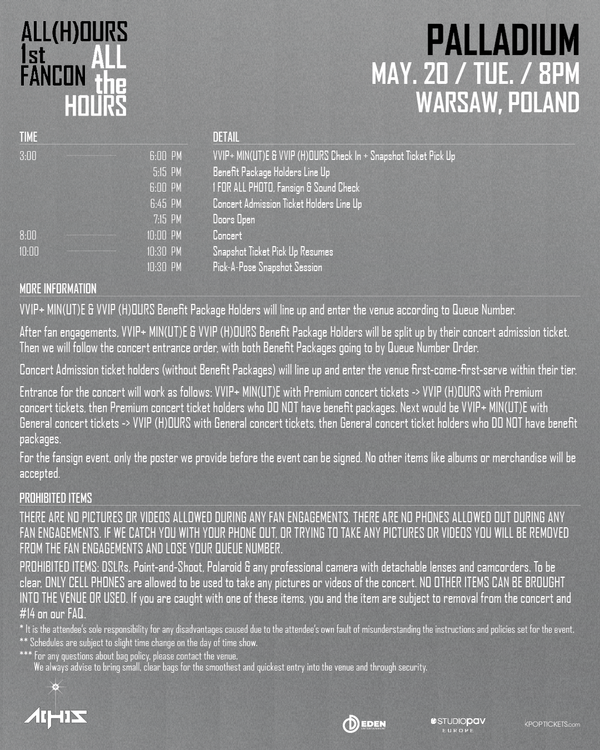 ALL(H)OURS - WARSAW - VVIP (H)OURS BENEFIT PACKAGE