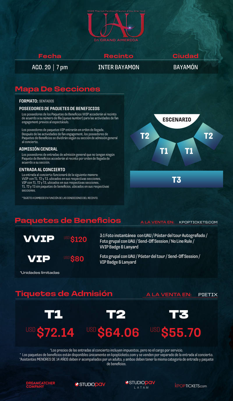 UAU - BAYAMON - VIP BENEFIT PACKAGE