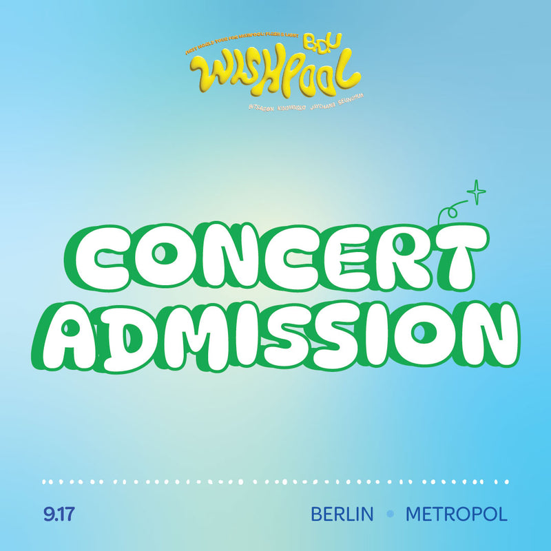 BDU - BERLIN - CONCERT ADMISSION