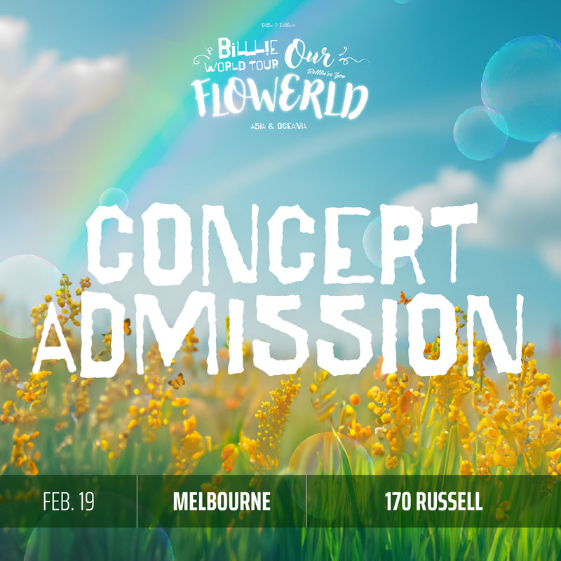 BILLLIE - MELBOURNE - CONCERT ADMISSION