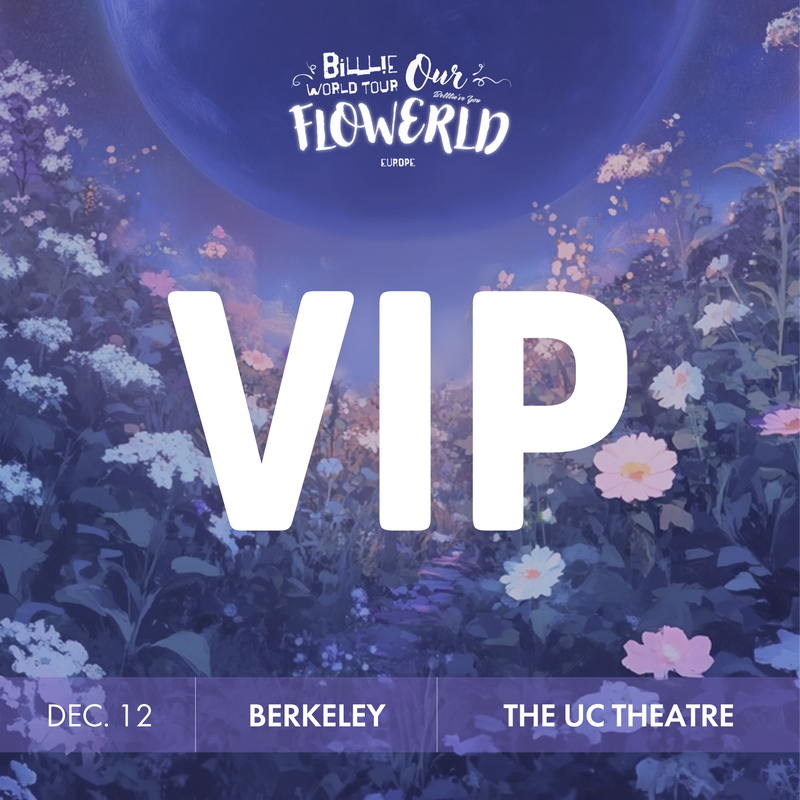 BILLLIE - BERKELEY - VIP BENEFIT PACKAGE