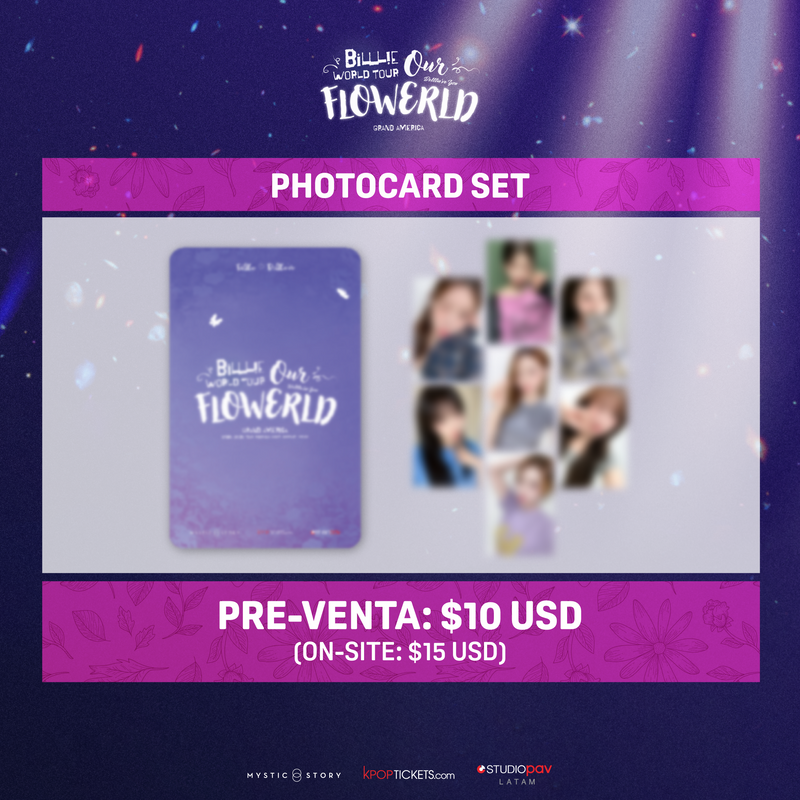 [LATAM - PRE-ORDER] Billlie World Tour 'Our FLOWERLD (Belllie've You)' GRAND AMERICA - Official Photocard Set