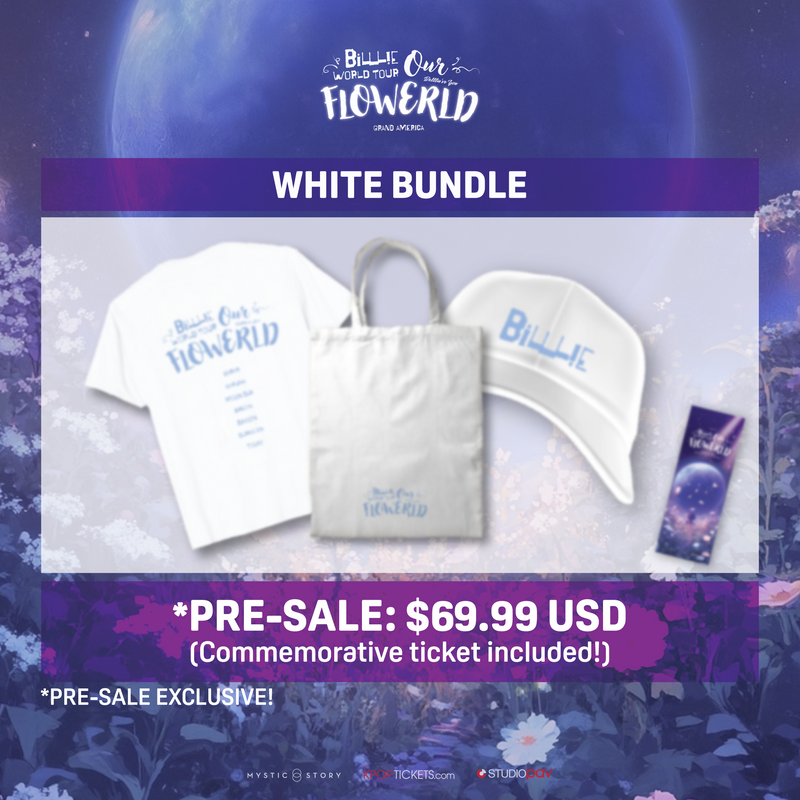 [NORTH AMERICA - PRE-ORDER] Billlie World Tour 'Our FLOWERLD (Belllie've You)' GRAND AMERICA - Official Bundle (White)