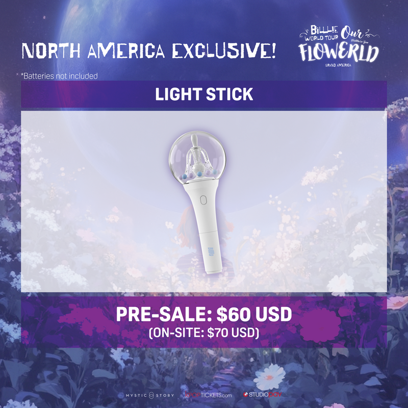 [NORTH AMERICA - PRE-ORDER] Billlie World Tour 'Our FLOWERLD (Belllie've You)' GRAND AMERICA - Official Lightstick