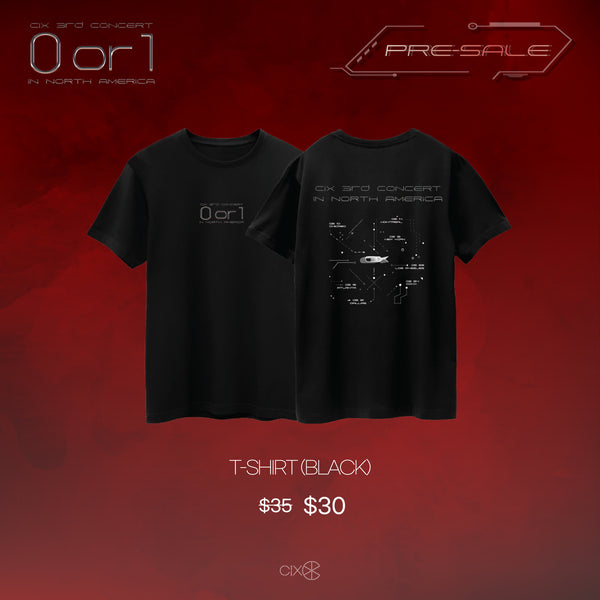 CIX <0 or 1> Tour in North America 2024 - Official T-Shirt