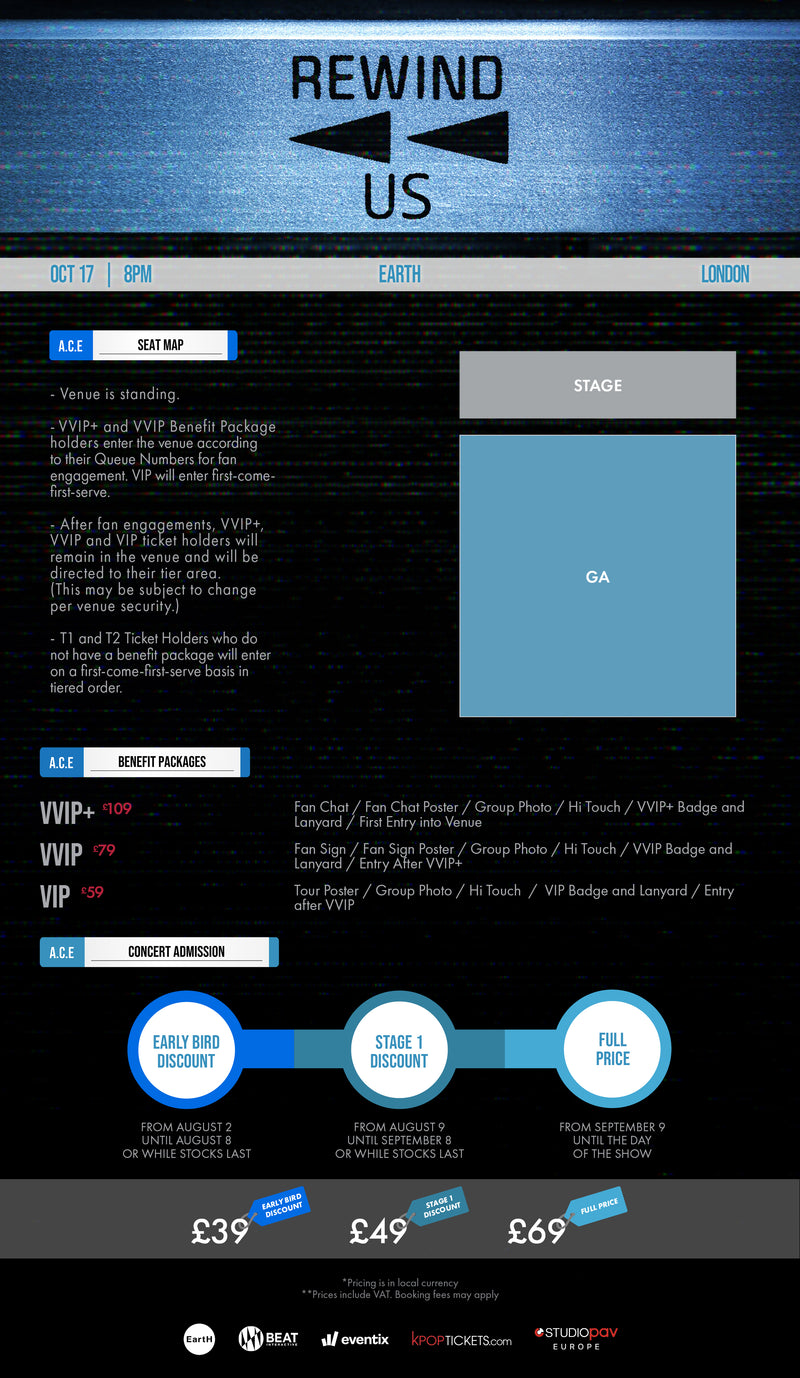 ACE - LONDON - VIP BENEFIT PACKAGE