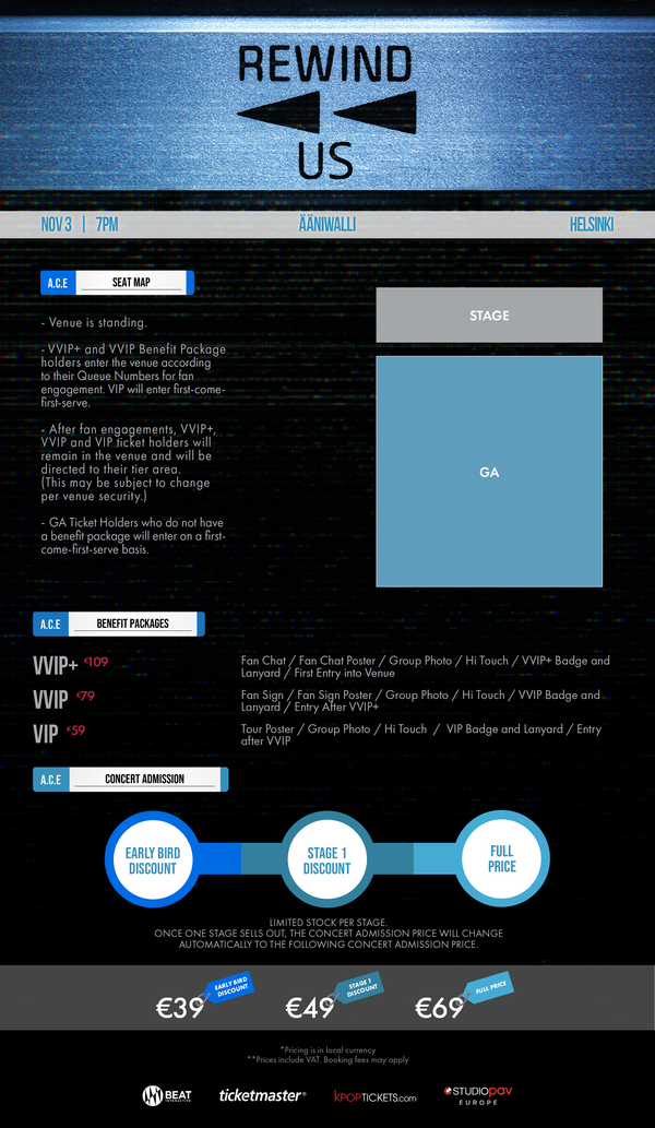 ACE - HELSINKI - VVIP BENEFIT PACKAGE