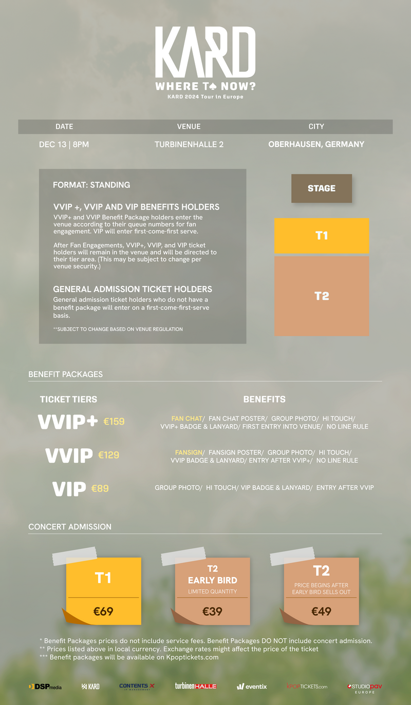 KARD - OBERHAUSEN - VVIP+ BENEFIT PACKAGE