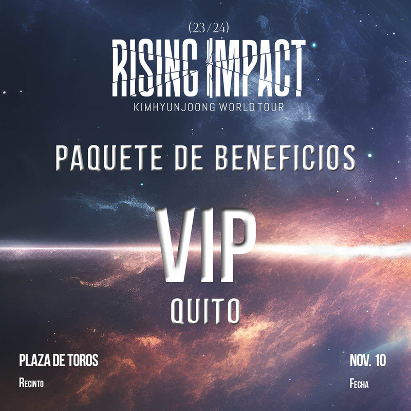 KIM HYUN JOONG - QUITO - VIP BENEFIT PACKAGE