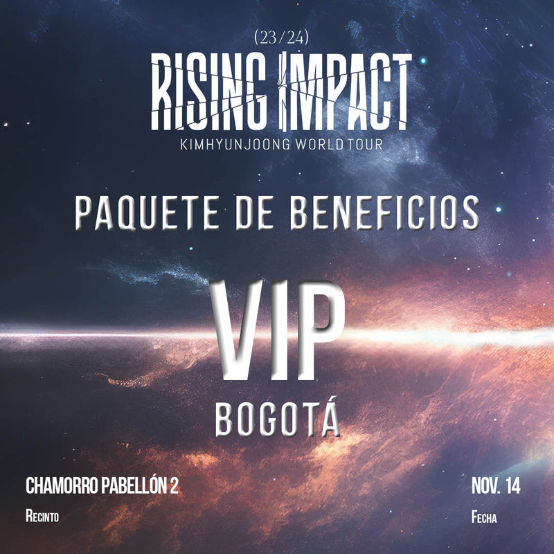 KIM HYUN JOONG - BOGOTA - VIP BENEFIT PACKAGE
