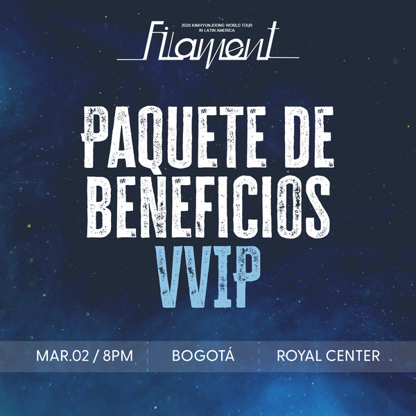 KIM HYUN JOONG - BOGOTÁ - VVIP BENEFIT PACKAGE