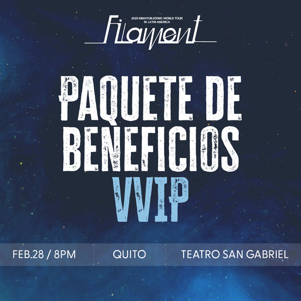 KIM HYUN JOONG - QUITO - VVIP BENEFIT PACKAGE