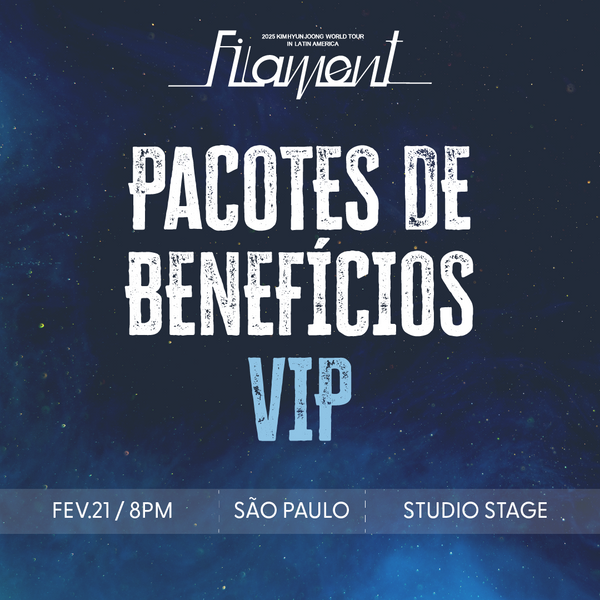 KIM HYUN JOONG - SAO PAULO - VIP BENEFIT PACKAGE