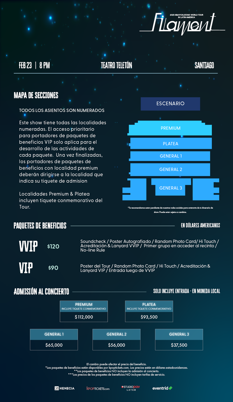 KIM HYUN JOONG - SANTIAGO - VIP BENEFIT PACKAGE