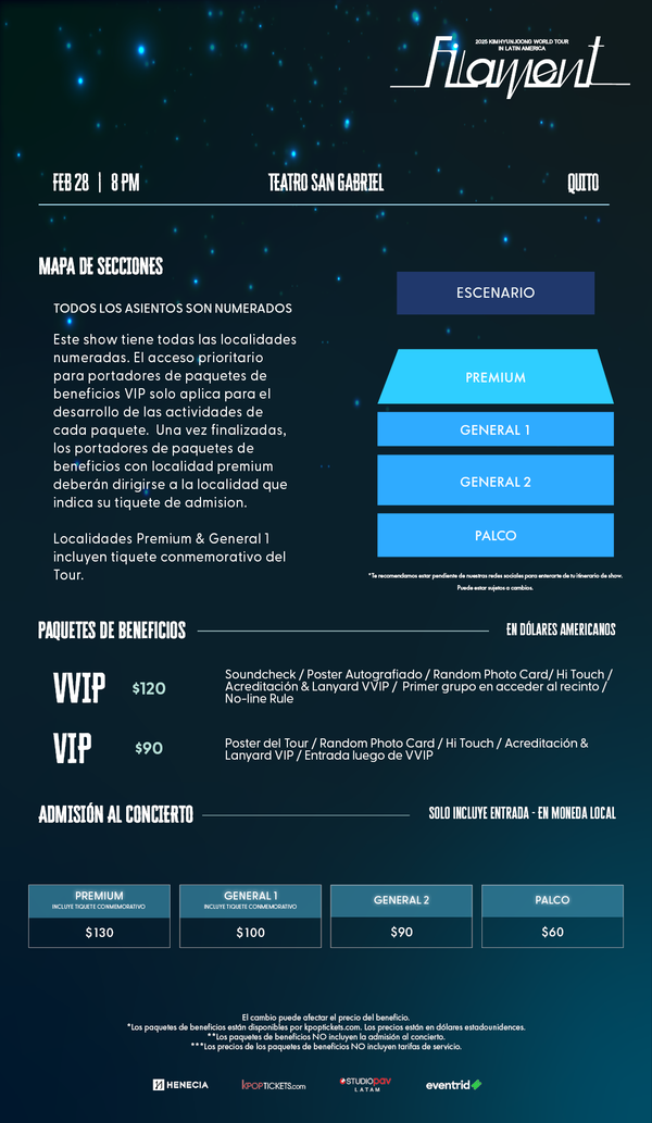 KIM HYUN JOONG - QUITO - VVIP BENEFIT PACKAGE