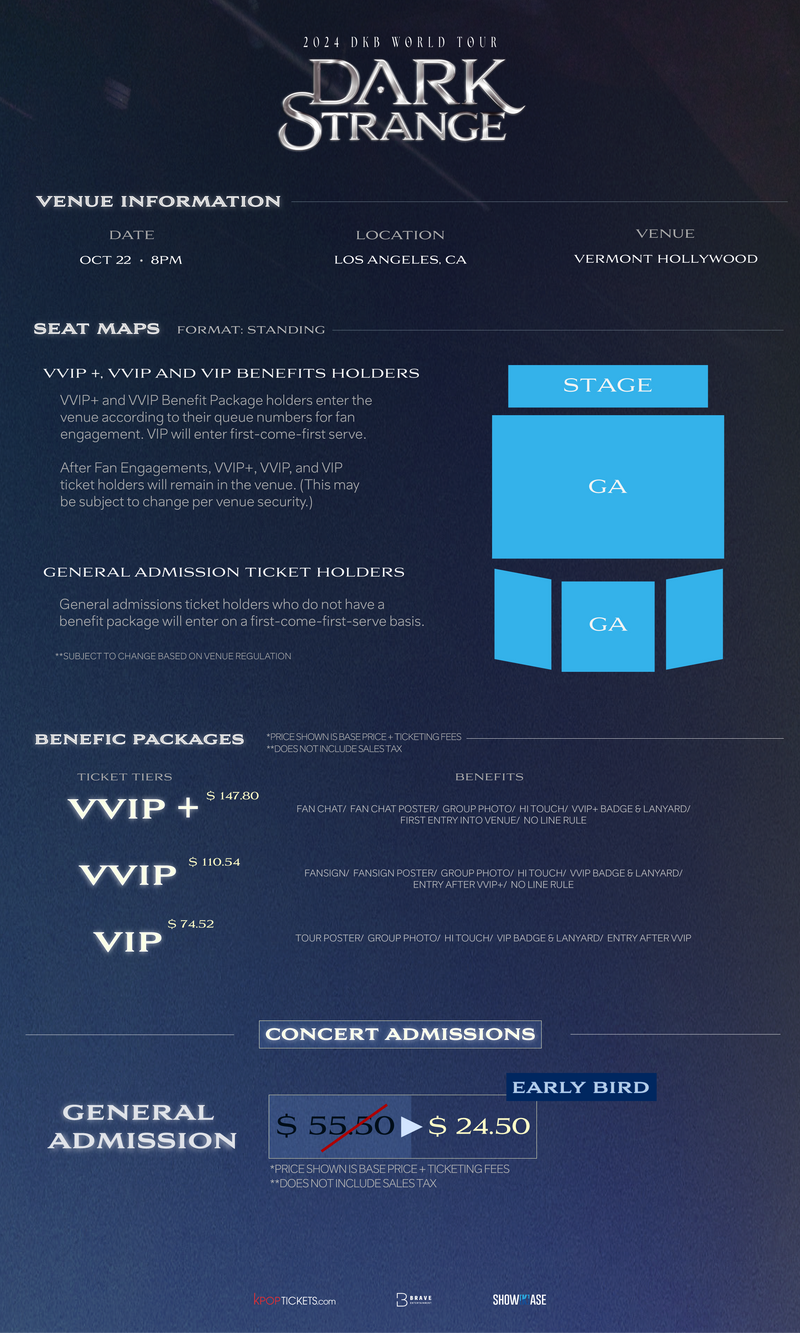 DKB - LOS ANGELES - VVIP+ BENEFIT PACKAGE