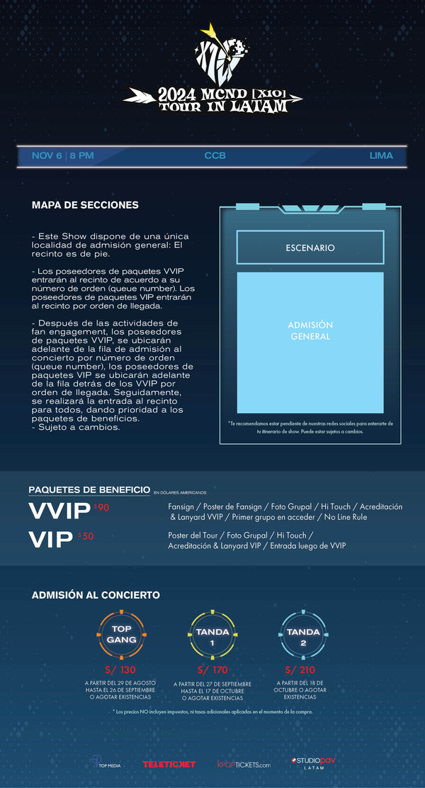 MCND - LIMA - VVIP BENEFIT PACKAGE