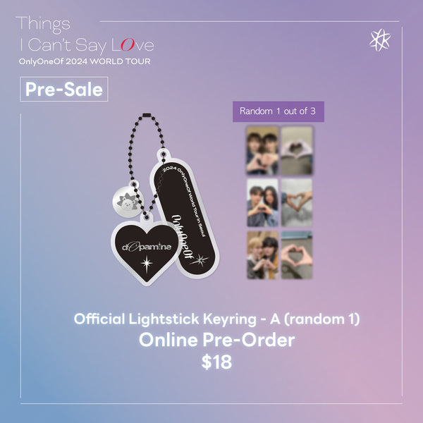 ONLYONEOF 2024 WORLD TOUR - OFFICIAL KEYRING A