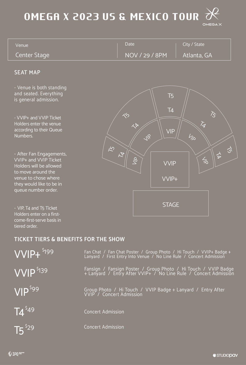 OMEGA X - ATLANTA - T4/T5 ADMISSION