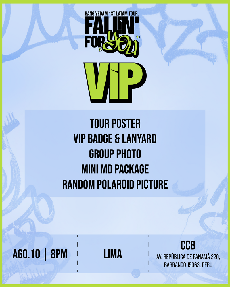 BANG YEDAM - LIMA - VIP BENEFIT PACKAGE