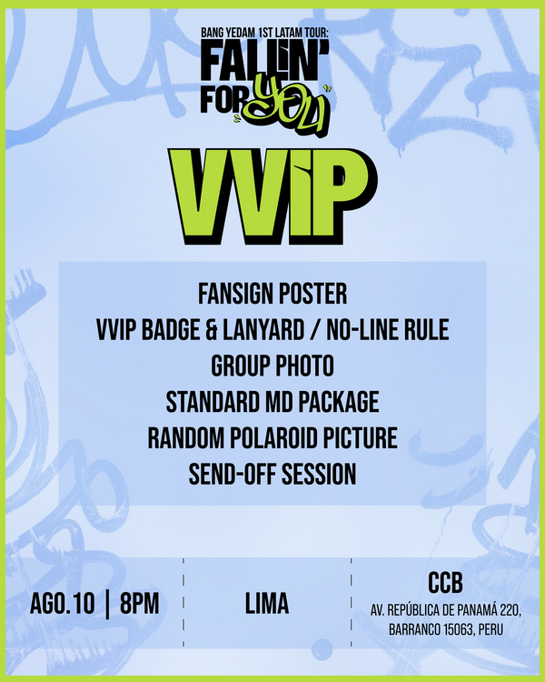 BANG YEDAM - LIMA - VVIP BENEFIT PACKAGE