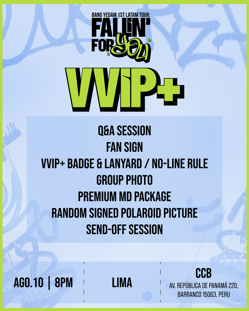 BANG YEDAM - LIMA - VVIP+ BENEFIT PACKAGE