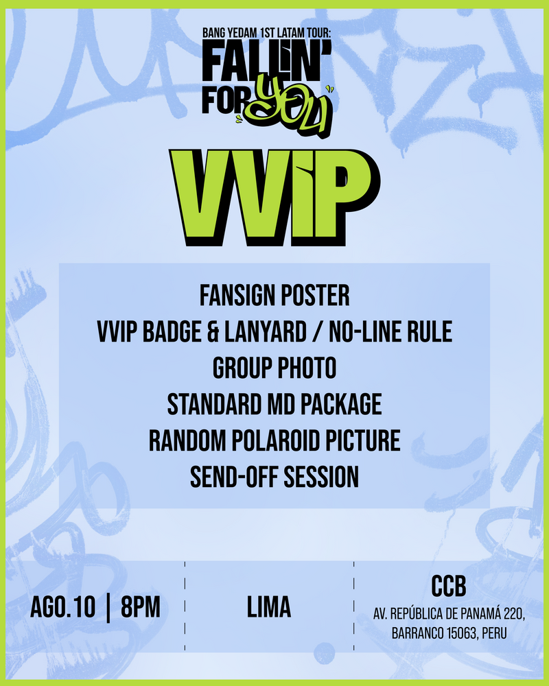 BANG YEDAM - LIMA - VVIP BENEFIT PACKAGE