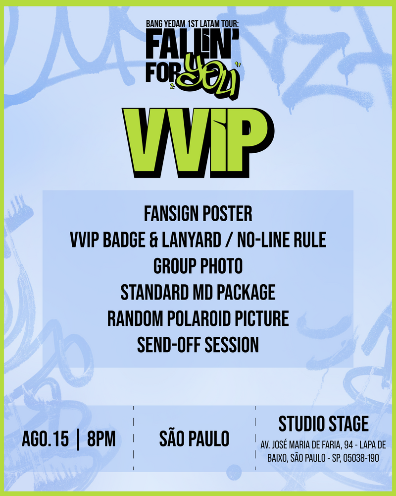 BANG YEDAM - SÃO PAULO - VVIP BENEFIT PACKAGE