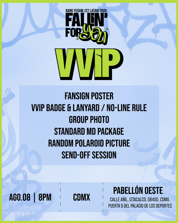 BANG YEDAM - CDMX - VVIP BENEFIT PACKAGE