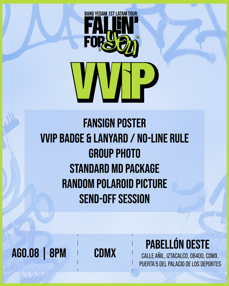 BANG YEDAM - CDMX - VVIP BENEFIT PACKAGE
