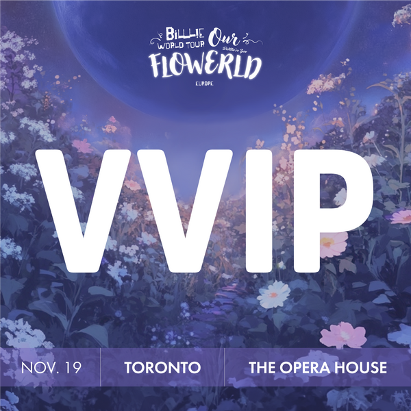 BILLLIE - TORONTO - VVIP BENEFIT PACKAGE