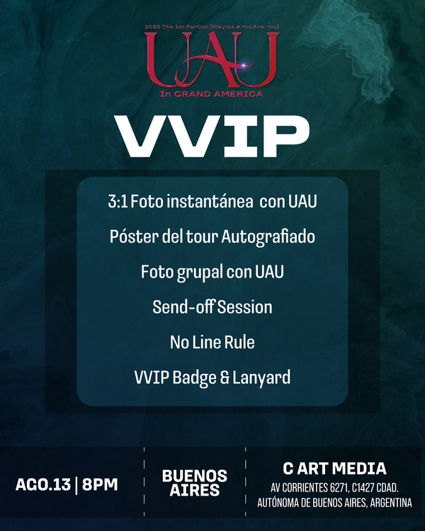 UAU - BUENOS AIRES - VVIP BENEFIT PACKAGE