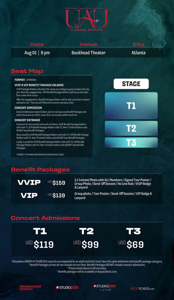 UAU - ATLANTA - VIP BENEFIT PACKAGE