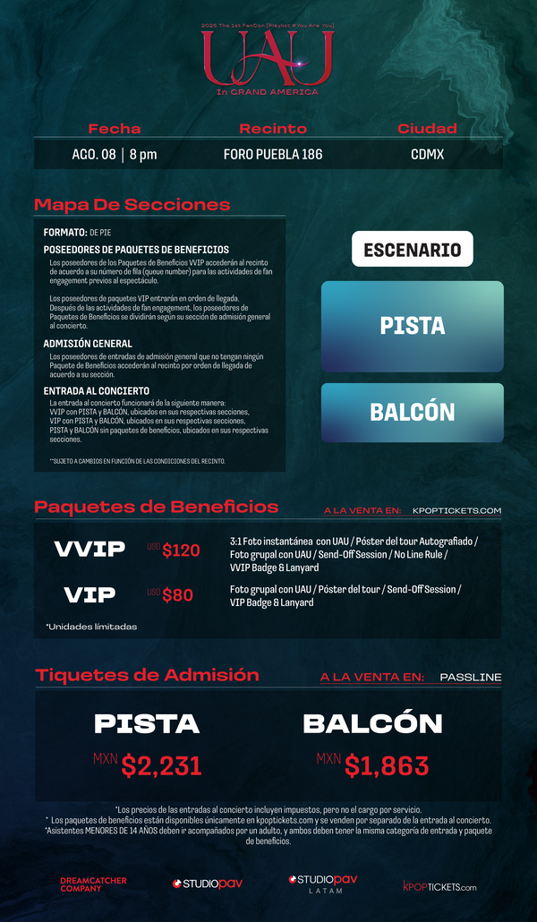 UAU - CDMX - VIP BENEFIT PACKAGE